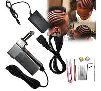 GEJLELDS Macchina per Dreadlock, Macchina elettrica Portatile per Dreadlock per Dreadlocks, 6-16mm Crochet Twisting Machine per Fai da Te i Tuoi Dreadlocks Intrecciare Le Estensioni dei Capelli,16mm