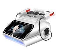 GEJLELDS Macchina Portatile per Terapia Tecar, brucia Grassi, Dimagrimento, Bellezza, Macchina per rassodamento della Pelle a 448 KHz con 2 sonde per la Febbre e 1 Coltello per Fascia