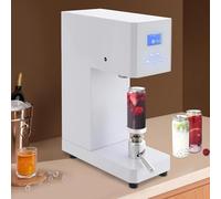 GEJLELDS Macchina sigillatrice per lattine Completamente Automatica, Macchina sigillatrice Automatica per Bicchieri Commerciale da 370 W, sigillatrice per lattine di Soda Commerciale,White