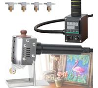 GEJLELDS Pistola per Colla a Caldo Portatile, Macchina per incollaggio a Caldo, sigillatrice per imballaggio di Sacchetti di Carta, Macchina per sigillare Bagagli in Pelle,50ml