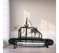 GEJLELDS Tapis roulant per Cani di Taglia Grande/Media, rampa Regolabile per Cani con contapassi, per Esercizio e Vita Sana e in Forma, per Uso Domestico, per Interni ed Esterni, Fino a 300 libbre