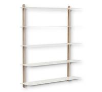 Gejst Nivo Shelf E Light Oak/ Bianco