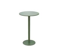 GEK208130 Casa Moderno tavolo rotondo in ferro for interni/esterni, tavolo da bar alto for camper, patio, catering, feste, eventi commerciali Tavolo da bancone(Green)