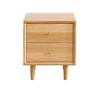 GEK208130 Comodini Comodini, Comodini, Comodini, 2 cassetti, struttura in legno naturale. Dimensioni: H48 x L40 x P35 cm. Camera da letto