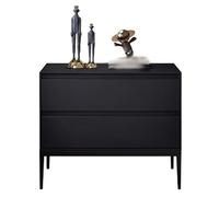 GEK208130 Comodini Comodino Semplice e moderno Camera da letto dipinta Nessuna installazione Comodino Organizzatore di stoccaggio Credenza Comodino Mobili Tutto in legno Camera da letto(Nero,Piccolo)