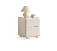 GEK208130 Comodini Mobile portaoggetti bianco con cassetti, comodino in legno massello piccolo mobiletto for soggiorno, camera da letto, sala studio Camera da letto