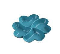 GEK208130 Cucina Scatola portaoggetti for piatti a forma di cuore, piatti for snack di frutta secca, contenitore for dolciumi e dessert diviso Ciotole per salse(Blue)