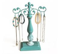 GEK208130 Espositore Gioielli Desktop Vintage for Gioielli in Ferro e Ceramica Organizer Gioielli | For la visualizzazione degli accessori di vanità