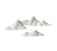 GEK208130 Espositore Gioielli Supporto for Collana con Anello da Montagna in Gesso for portagioielli Organizer Gioielli | For vanità e decorazioni for la casa