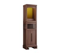 GEK208130 Gabinetto dell'altare Mobiletto verticale in noce nero Home Simplicity Mobiletto for santuario del Buddha in stile cinese Mobiletto per Altare