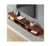 GEK208130 Home Mobile porta TV a parete, scaffale portaoggetti a parete, supporto TV sospeso for soggiorno e camera da letto Tavolino TV(Bruin)