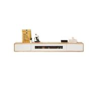 GEK208130 Home Mobile TV Galleggiante con cassetti, Mobile TV a parete, Console per Sotto TV, Mensola galleggiante per Media. Armadietto (A,Grande)
