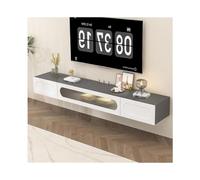 GEK208130 Home Mobile TV Galleggiante da 180 cm, Supporto per TV, Scaffale di intrattenimento con ante per soggiorno Armadietto(Grande)