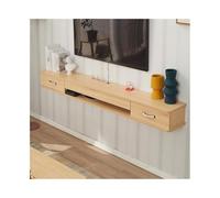GEK208130 Home Mobile TV sospeso con contenitore, centro di intrattenimento a parete con gestione dei cavi Tavolino TV(Grande)