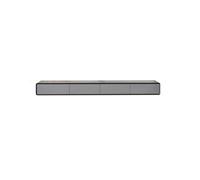 GEK208130 Home Mobile TV sospeso, mensola porta TV sospesa con cassetti for soggiorno, sala da pranzo, camera da letto Tavolino TV(Black and grey)