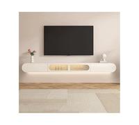 GEK208130 Home Mobiletto porta TV sospeso a parete con cassetti e contenitore Tavolino TV