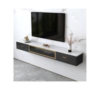 GEK208130 Home Supporto TV sospeso minimalista, centro di intrattenimento con gestione dei cavi a parete con 2 cassetti Tavolino TV(Grijs,M)