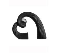 GEK208130 Moderna Scultura Decorativa da Tavolo in Resina, Moderna e Creativa, Ideale for Ufficio, Camera da Letto e libreria. Scultura(Nero)