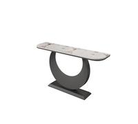 GEK208130 Moderno Black Stone Slab Table for Entryway Hallway Built Against the Wall in the Living Room Corridoio(Piccolo)