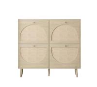 GEK208130 Moderno Cassettiera for scarpe Scarpiera in rattan Scarpiera Armadio for riporre le scarpe Organizzatore