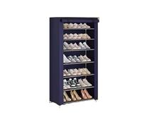GEK208130 Moderno Dormitorio multistrato Alloggio in affitto antipolvere for uso domestico di grande capacità con scarpiera Semplici scarpiere Organizzatore(Blue)