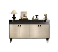 GEK208130 Moderno Mobiletto portaoggetti in legno for ingresso indipendente, scarpiera vintage a doppia anta, 140 cm Organizzatore