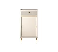 GEK208130 Moderno Mobiletto portascarpe sottile a 4 ripiani con ripiani regolabili, scarpiera in legno indipendente con ante for corridoio, soggiorno Organizzatore