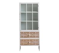 GEK208130 Moderno Mobili base for cucina, credenza contenitore, mobiletto ingresso con 2 cassetti, portabottiglie in legno massello intagliato Decorativo