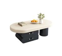GEK208130 Moderno Moderno tavolino da caffè creativo minimalista soggiorno casa lusso premium senso di stoccaggio piccolo tavolo da tè domestico tavolo Decorativo(130x60x40cm)