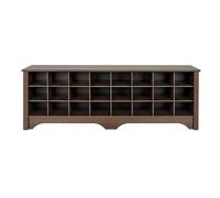 GEK208130 Moderno Panca for riporre le scarpe da ingresso, Espresso, 24 paia Organizzatore(Drifted Gray)