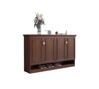 GEK208130 Moderno Scaffale portaoggetti indipendente a 4 strati, scarpiera da ingresso da 160 cm, scarpiera sottile da 36 cm, marrone Organizzatore