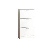 GEK208130 Moderno Scarpiera a 3 cassetti, scarpiera autoportante, organizer for scarpiera, organizer for scarpe da ingresso for la casa Organizzatore(Bianco)
