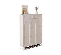 GEK208130 Moderno Scarpiera a secchiello ribaltabile ultra sottile, armadio portaoggetti for corridoio d'ingresso domestico, scarpiera integrata a parete Organizzatore