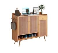 GEK208130 Moderno Scarpiera in legno for ingresso, porta di casa, corridoio, armadio portaoggetti, grande capacità, 140 cm Organizzatore