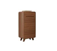 GEK208130 Moderno Scarpiera moderna marrone con anta singola e cassetti, indipendente, piccola stanza dell'appartamento, con organizer for scarpe Organizzatore