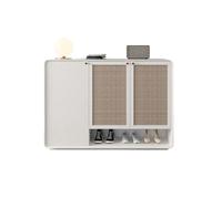 GEK208130 Moderno Scarpiera nordica moderna semplice di grande capacità, soggiorno, parete di casa, mobiletto d'ingresso for piccolo appartamento Organizzatore(Bianco,120cm)