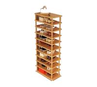 GEK208130 Moderno Scarpiera Porta di casa Semplice scarpiera multistrato piccola e stretta for dormitorio Organizzatore(Bruin)