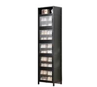 GEK208130 Moderno Scarpiera Porta for la casa Scarpiera for ingresso di grande capacità Organizzatore salvaspazio Semplice in legno massello Organizzatore(11 layers)