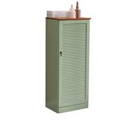 GEK208130 Moderno Semplice ingresso moderno Persiane traspiranti Scarpiera con porta singola for la casa Ripiano for scarpe regolabile Organizzatore(Green)