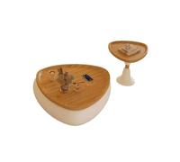 GEK208130 Moderno Set di tavolini da caffè in legno massello for soggiorno in stile rustico, perfetti for un arredamento moderno o tradizionale, ideali for piccoli spazi Decorativo