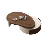 GEK208130 Moderno Tavolino da caffè estensibile moderno di lusso dal design compatto for piccoli soggiorni, tavolino da tè regolabile di alta qualità Decorativo