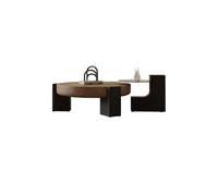 GEK208130 Moderno Tavolino da caffè in legno di noce for soggiorno, design minimalista di lusso, tavolino da tè moderno for piccoli spazi Decorativo