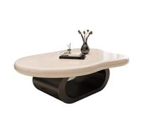 GEK208130 Moderno Tavolino da caffè minimalista a forma di nuvola, tavolino moderno creativo for soggiorno e piccoli spazi Decorativo(120cm)