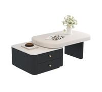 GEK208130 Moderno Tavolino da caffè moderno di lusso espandibile in legno massello for soggiorno, design compatto, mobili multifunzionali di alta qualità Decorativo