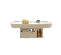 GEK208130 Moderno Tavolino da caffè ovale asimmetrico minimalista for piccoli soggiorni, design moderno salvaspazio, mobili for la casa Decorativo