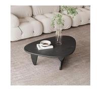 GEK208130 Moderno Tavolino da caffè Tavolino Moderno, Tavolino Rustico da Fattoria, Tavolino Metà Secolo, Tavolino Centrale con Accento Retrò for Soggiorno, Montaggio Facile Decorativo(Nero)