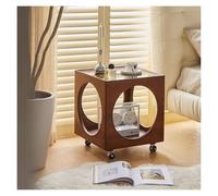 GEK208130 Moderno Tavolino in legno massello Tavolino da soggiorno Tavolino da salotto retrò rimovibile for uso domestico Comodino antico Decorativo