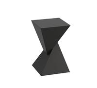 GEK208130 Moderno Tavolino moderno geometrico quadrato, tavolino minimalista di lusso, tavolino da caffè for soggiorno, comodino da camera da letto Decorativo(Nero)