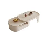 GEK208130 Moderno Tavolino regolabile, tavolo da pranzo moderno multifunzionale for soggiorno, tavolo da tè espandibile salvaspazio, mobili for la casa Decorativo