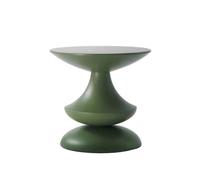 GEK208130 Moderno Tavolino rotondo for soggiorno, tavolino moderno for divano, piccolo comodino for camera da letto, design stiloso Decorativo(Green)